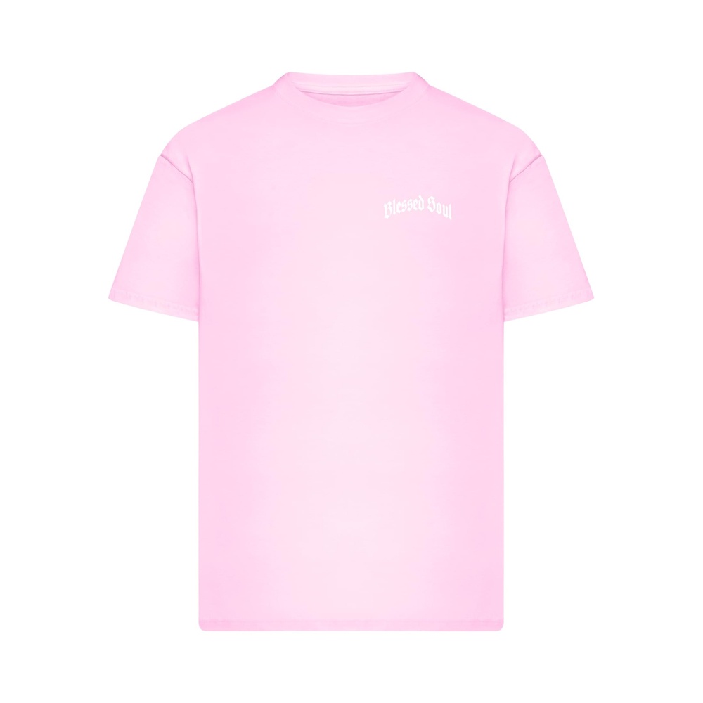 Mister Tee - Blessed Soul Mary Oversize Tshirt Homme - Rose